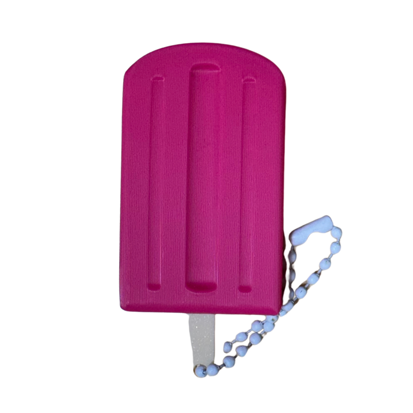 Pink Popsicle Keychain