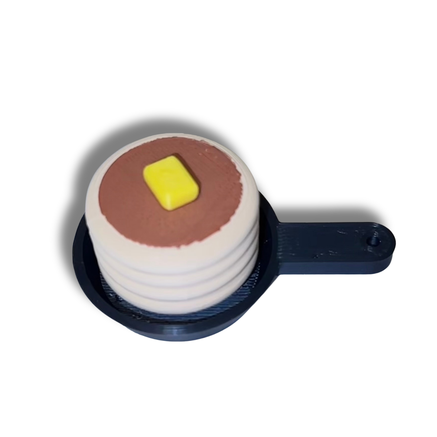 Pancake Clicker Keychain