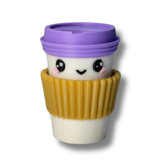 coffee clicker keychain