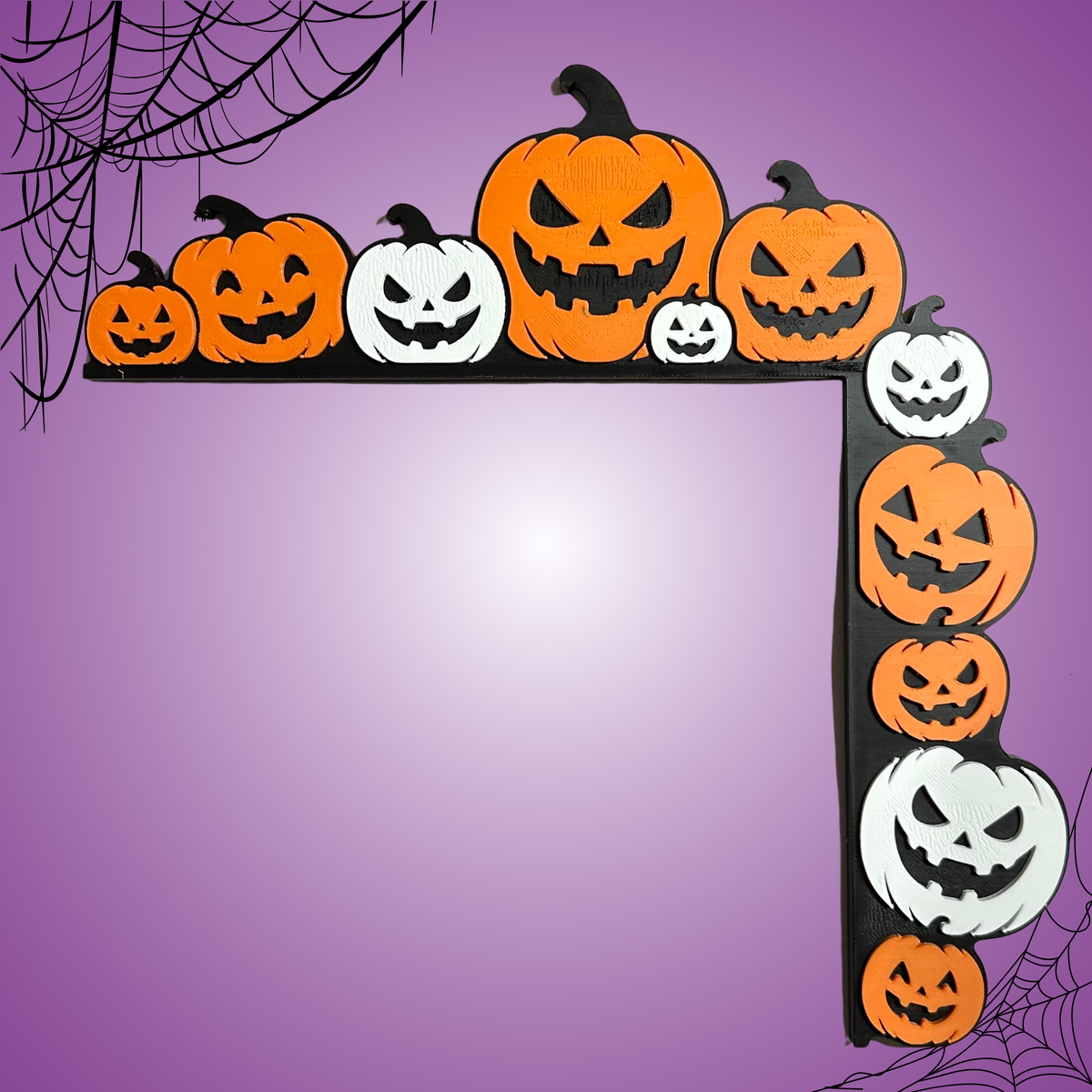 Jack-oβ-lantern door frame decor (Right Side)