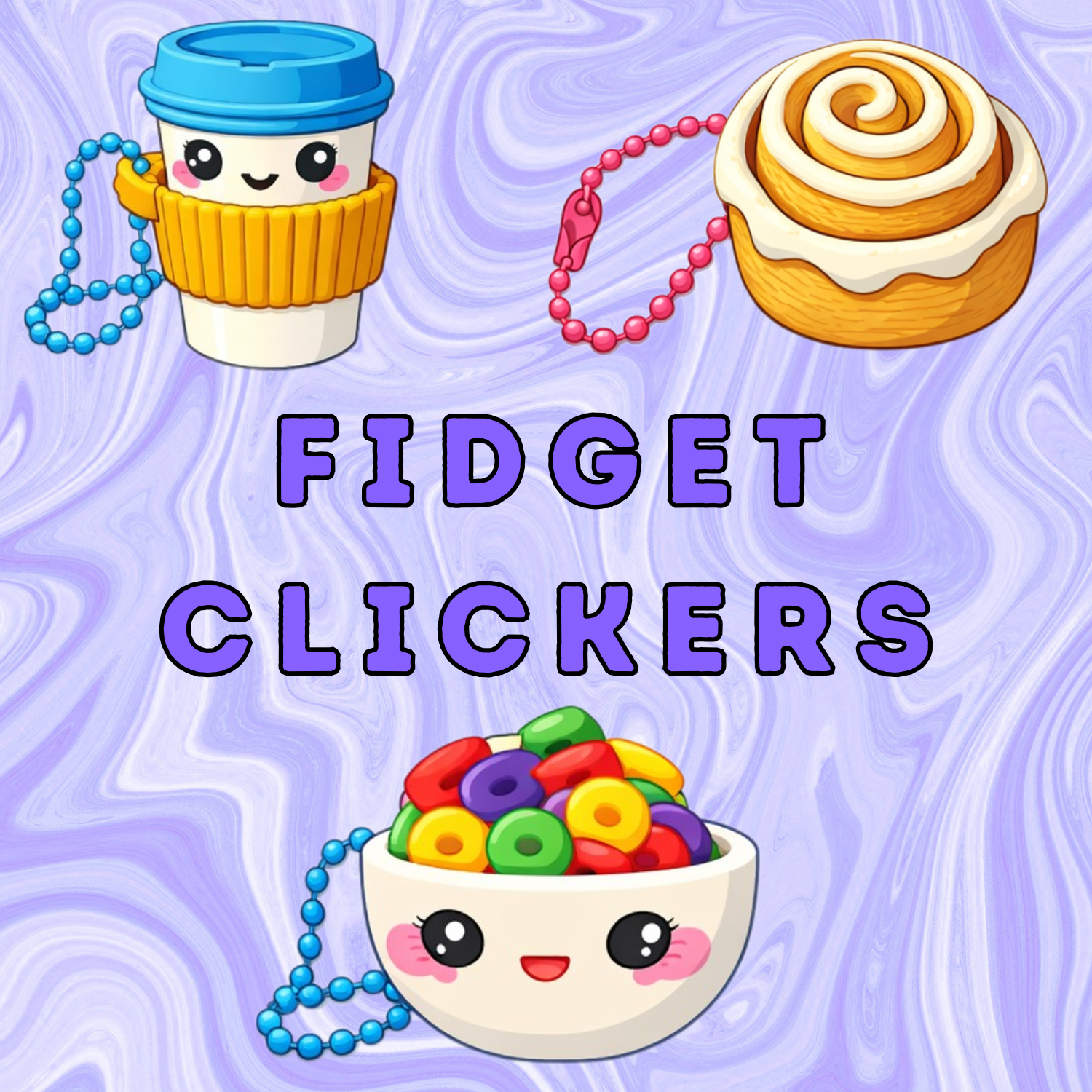 Fidget keychains