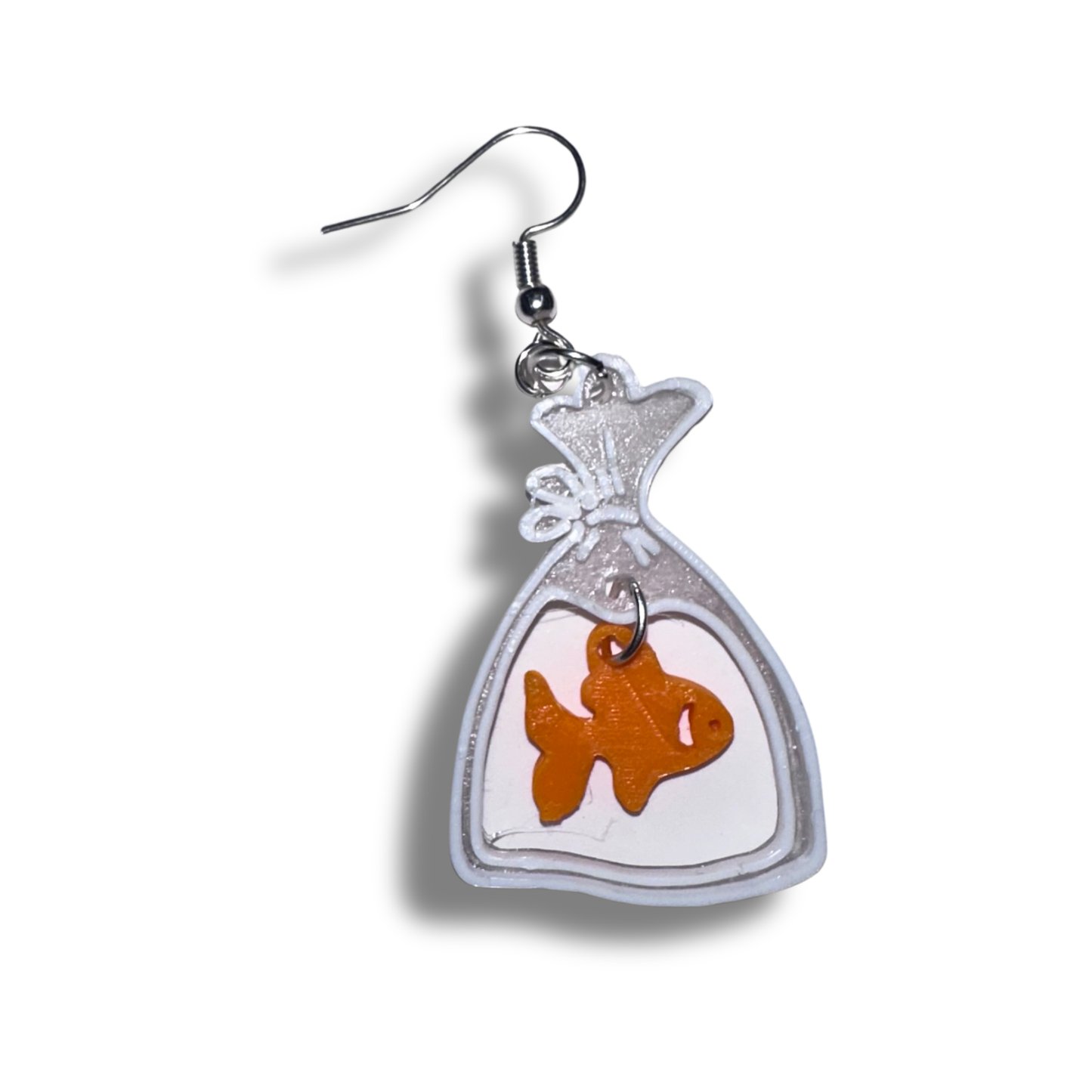 Gold Fish Earring