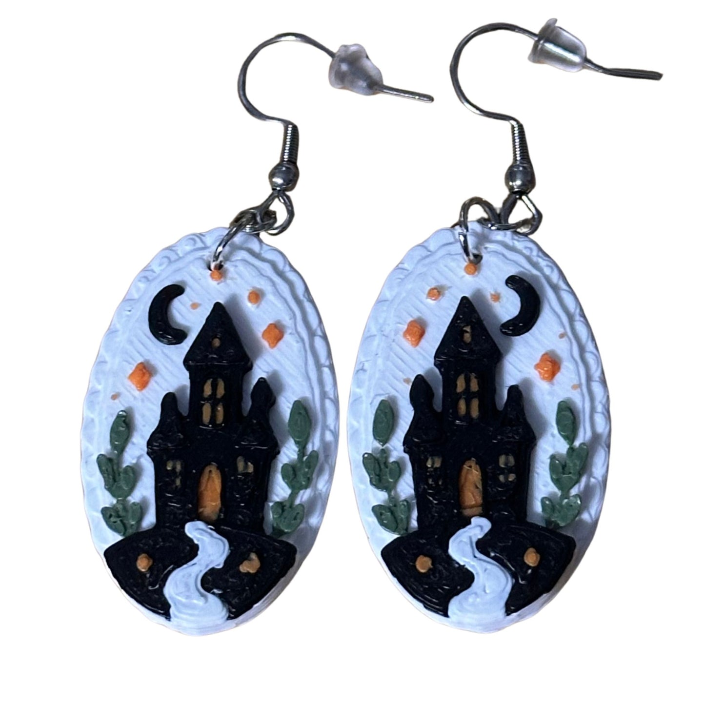 Haunted House Earrings