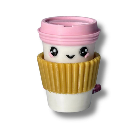 coffee clicker keychain