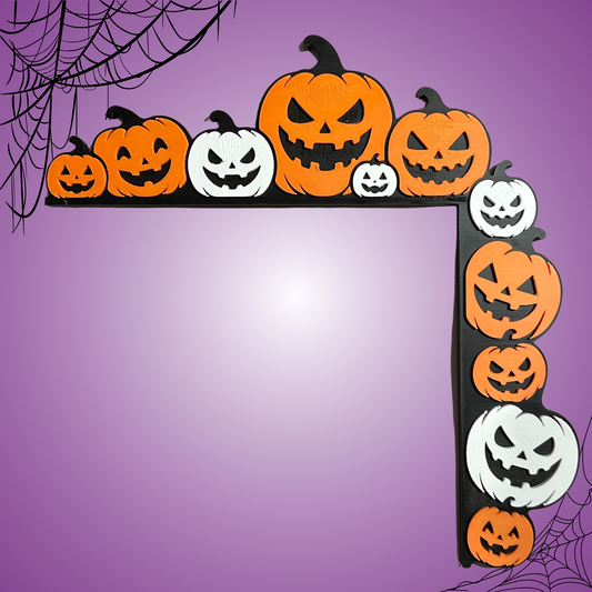 Jack-o’-lantern door frame decor (Right Side)