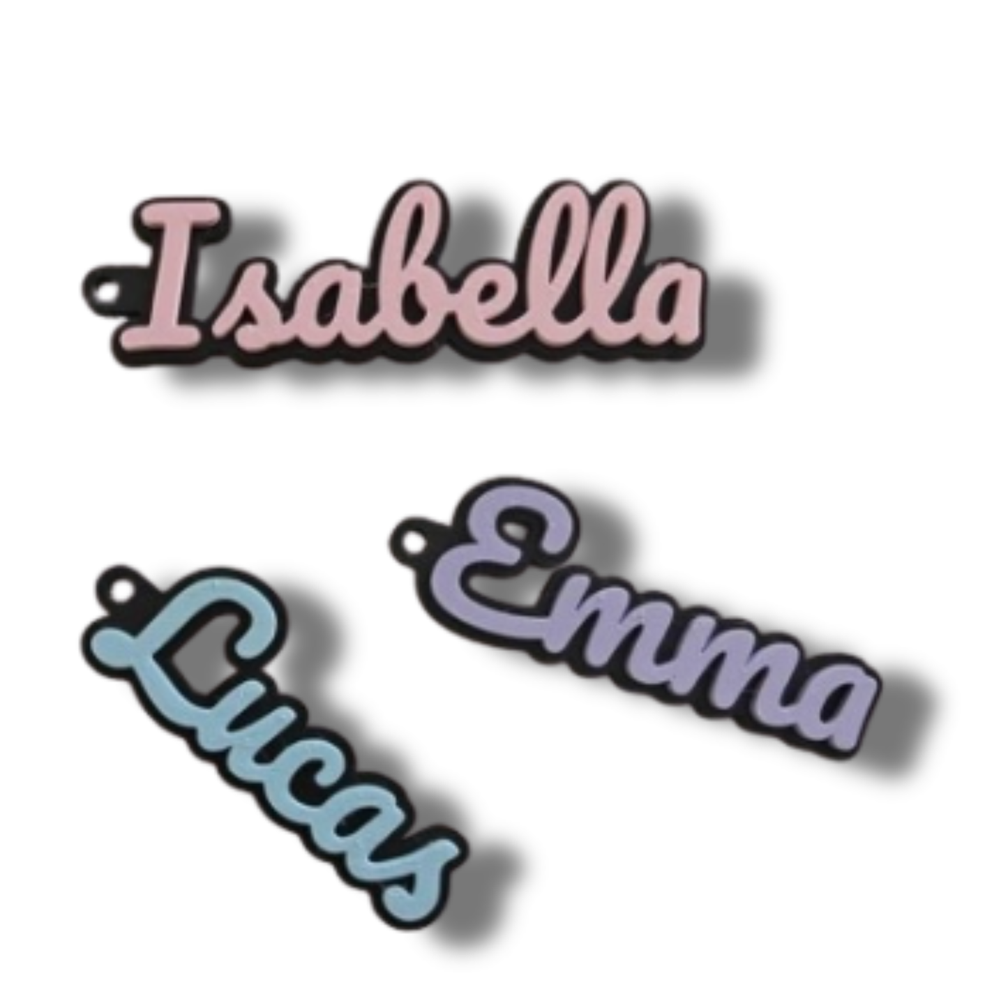 Custom 3D Printed Name Keychain